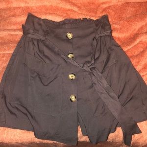 Charcoal grey skort